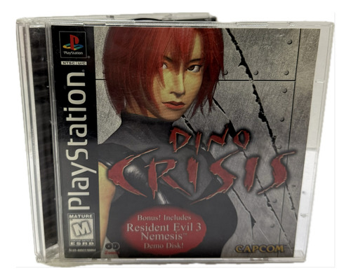 Dino Crisis | Ps1 Play Station 1 Completo Con Demo Re3 (Usado)