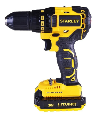 Paraf. Furad. Impact 1/2 20v 110v Sbh20s2k Brushless Stanley Cor Amarelo 110V/220V