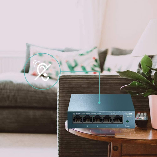 Imagen 5 de 5 de Switch Tp-link Ls105g Ethernet 5 Puertos Gigabit Miner Red