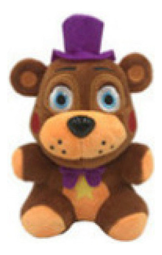 Peluche Medianoche Oso Sombrero Morado 18cm