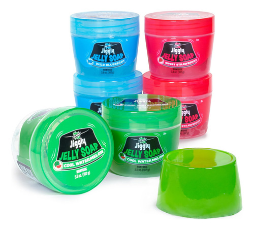 Tub Works® Jiggly Jelly Soap - Jabón De Baño Para Niños, Paq