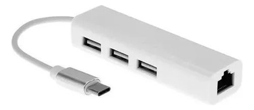 Adaptador Usb 3.1 Usb-c Red Ethernet Rj-45 Rj45 Hub Usb 2.0