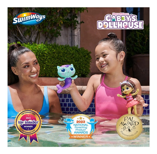 Gabby's Doll House Set De 2 Figuras Flotantes Gabby & Mercat