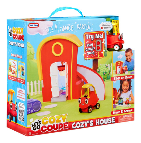 Juego Little Tikes Let´s Go Cozy Coupe Cozy's House 3+