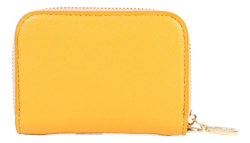 Cartera Para Mujer 7bini22816 En Cuero Sintético Cloe Color Amarillo Diseño de la tela Liso