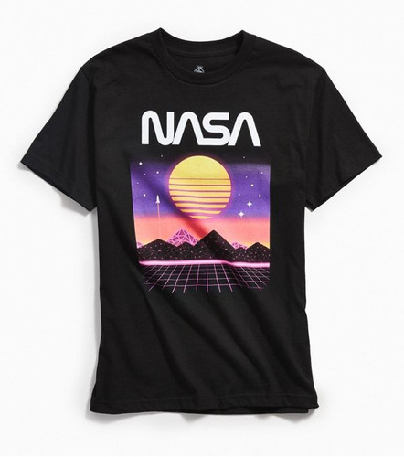 Playera O Camiseta Nasa Electro Espacial Moda Unisex Logo