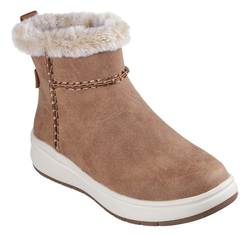 Botas Mujer Skechers Bobs Skipper Wave Café