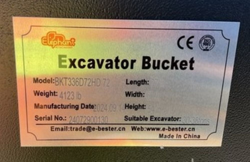 Cucharon Para Excavadora 336 De 72 In Elephant