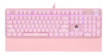 Comprar Teclado Gamer Profesional Mecanico Fantech Sakura Mk-853 Teclado Rosa Idioma Inglés Us Internacional