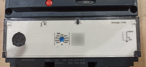Disjuntor Schneider Lv433722 C63v31m500 Nsx630hb1 Mic 1.3 3p