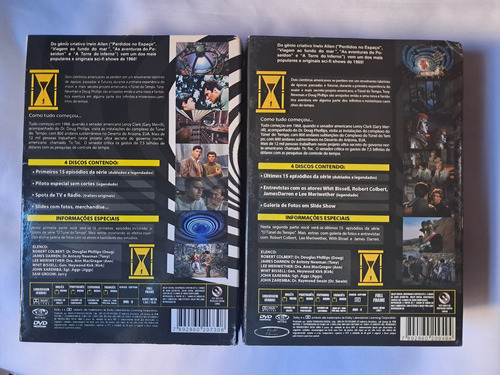 Box Dvd - Túnel Do Tempo - Temp. 1 E 2 - Completo E Lacrado (Usado)