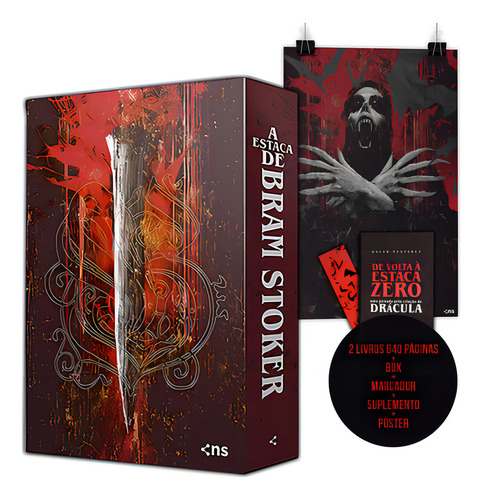 Box Drácula - A Estaca De Bram Stoker: Box Drácula - A Estaca De Bram Stoker, De Stoker, Bram. Editora Novo Seculo, Capa Mole Em Português, 2021