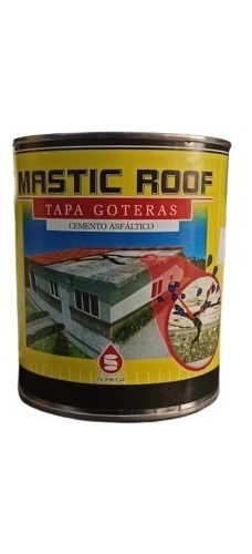 Cemento Plastico/tapa Gotera Mastic Roof 1/4