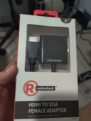 Hdmi To Vga Adaptador Hembra 