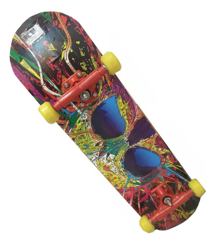 Patineta Skate Grande 70 Cm Tabla Infantil Diseño Graffitti