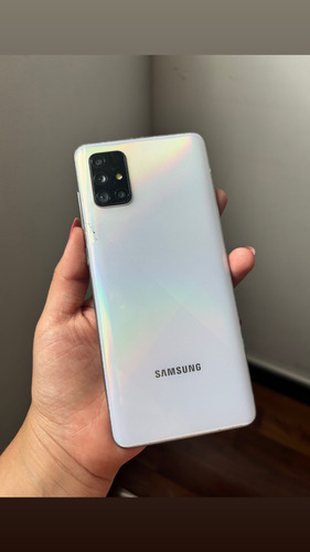 Samsung Galaxy A71 128 Gb Prism Crush Silver 6 Gb Ram