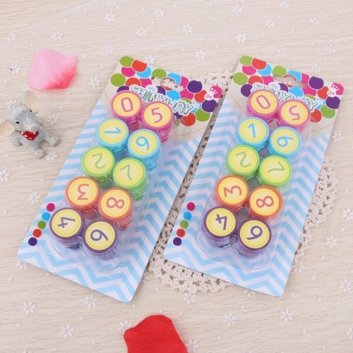 Artilugio 10 Pcs Box Round Multicolor Fun Cute Child