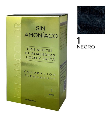 Imagen 2 de 4 de Farmacolor Sin Amoníaco X 1 Estuche. De Fábrica.