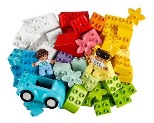Imagem 6 de 8 de 10913 - Lego Duplo Infantil Educativo Caixa De Peças Verde