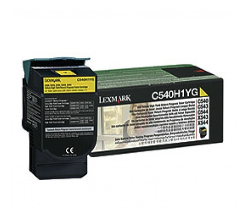 Toner Original Lexmark C540 X540 Yellow-2k-c540h1yg-urucopy