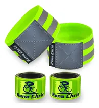 Comprar 4 Bandas Reflectantes Muñeca, Brazo, Tobillo, Pierna. ...