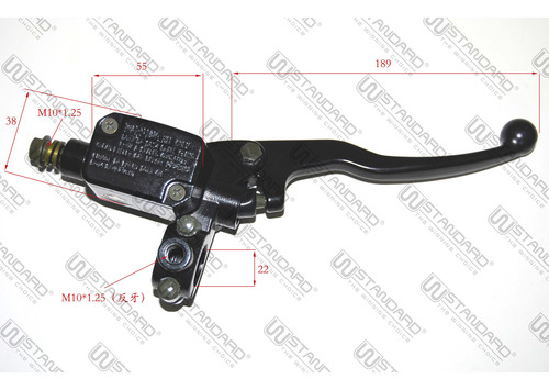 Manija De Freno + Soporte Bomba Bajaj Pulsar Ns200 W Std