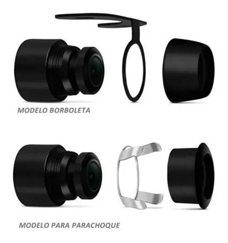 Câmera De Ré Ou Frontal Veicular 2x1 Roadstar Rs-201br Plus