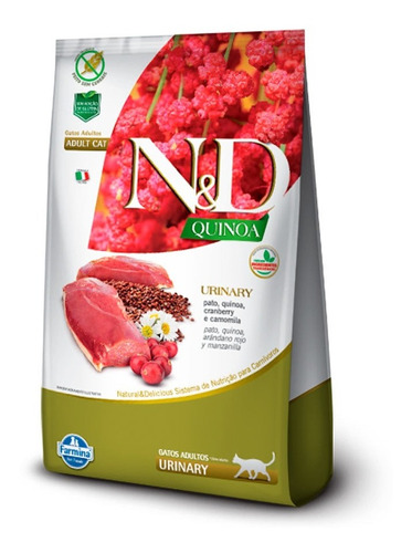 N&d Quinoa Feline Adulto Urinary Pato 1.5 Kg