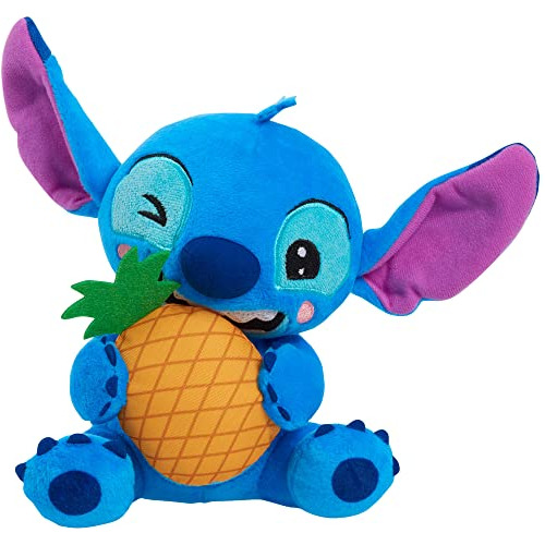 Disney Stitch Small Plush Stitch And Pineapple, Stuffed Anim