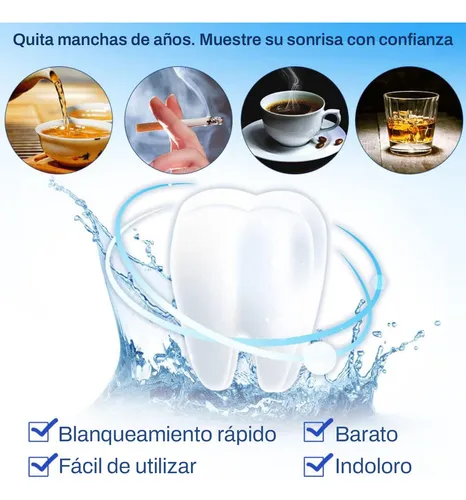Reemplazo Dental Temporal 5 Dientes + Lápiz Blanqueo Rápido