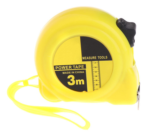 Cinta Métrica (3m) Con Acero Inoxidable Y Plástico Para