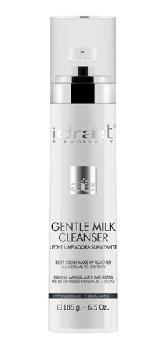 Leche Limpiadora Suavizante Idraet Gentle Milk Cleanser 185g