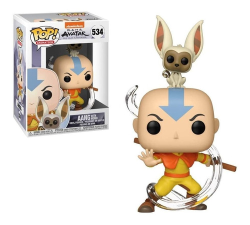Avatar The Last Airbender Aang With Momo Funko Pop #534