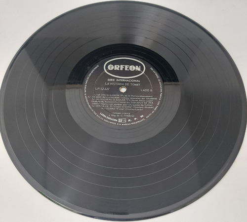 Cesar Costa - La Historia De Tommy Lp