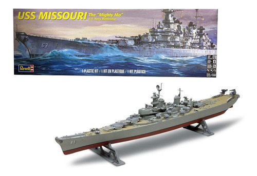 Barcos Uss Missouri Battleship 1/535 Model Kit Revell