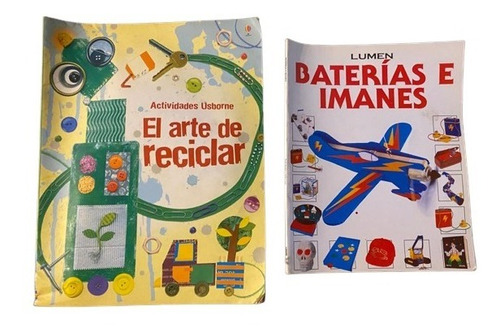 Combo Libros Niños: Baterías E Imanes Y Reciclar - Lumen