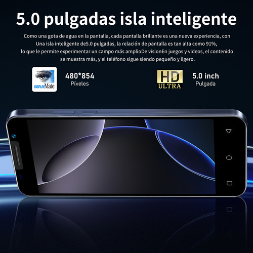 Sj Teléfonos Inteligentes Android Baratos I16 Pro Max 7.3 En Ram6gb Y Ro256gb Blanco