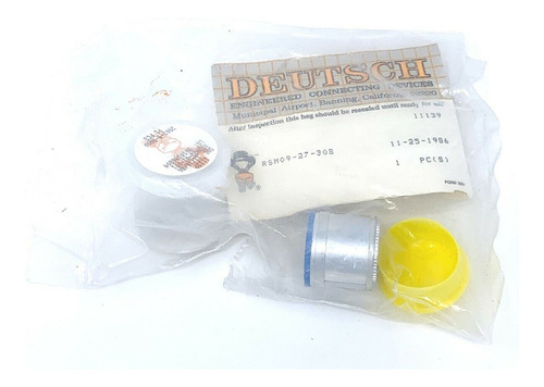 Deutsch Rsm09-27-30s Connector W/contact Set Nos New Old Ccg