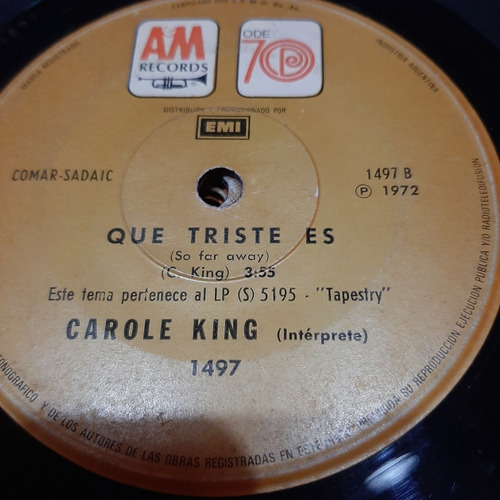 Simple Carole King Am Records C22