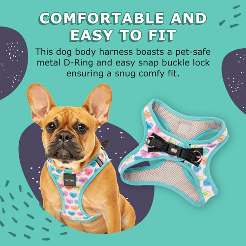 Arnés Para Perros Fuzzyard Candy Hearts | Talla Xl | Ajuste