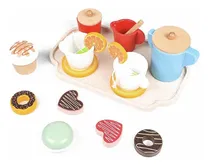 Comprar Juego Set Tazas De Té Y Accesorios De Madera Niños