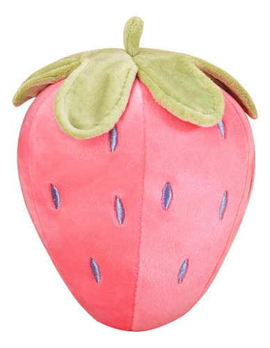 Peluche Strawberry Pillow, Supersuave, Rosa, 20 Cm