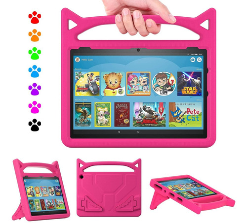 Funda Para Kindle Fire 11 De 10.1  (color Rosa)