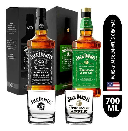 Jack Daniel's Tennessee Apple - 2 Unidades 700 Ml - Bourbon. Jack Daniel's Tennessee Apple - 2 Unidades 700 Ml - Bourbon.