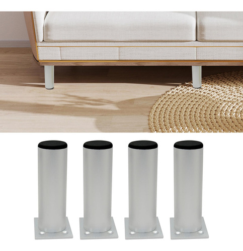 4x Patas De Muebles, Marco Central De Cama, Soporte Argén