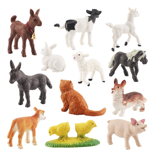 Figura Educativa De Regalo De Navidad Con Animales Árticos,