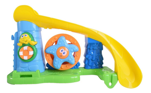 Imagen 3 de 9 de Juego De Agua Parque Acuático Para Bañera Con Sopapa