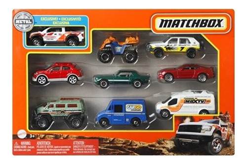 Vehículos De Juguete Matchbox Metal Paquete De 9 Autos X7111