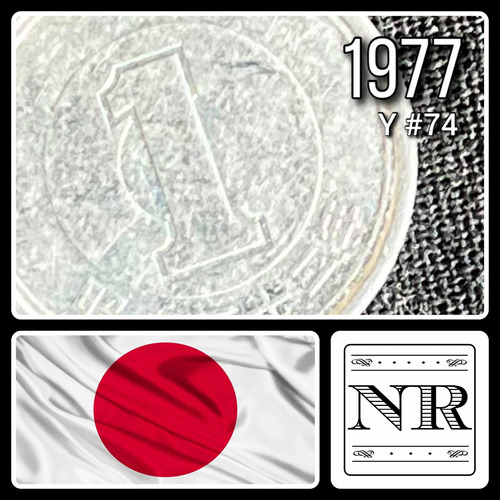 Japón - 1 Yen - Año 1977 (52) - Y #74 - Showa