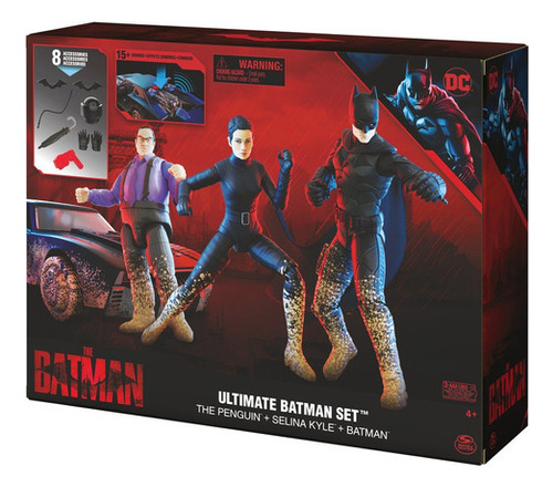 Set De Muñecos Spin Master Ultimate Batman Set 3